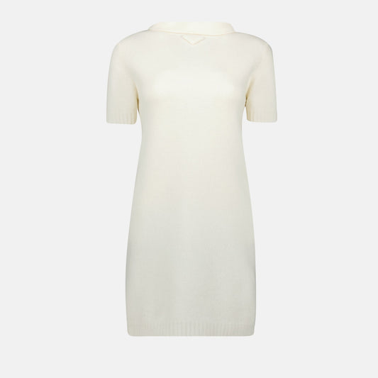 Short-Sleeve Knit Mini Dress