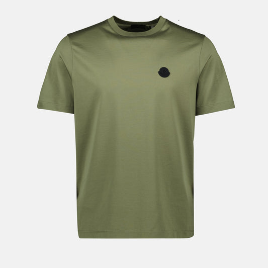 Khaki Vertical Logo T-Shirt