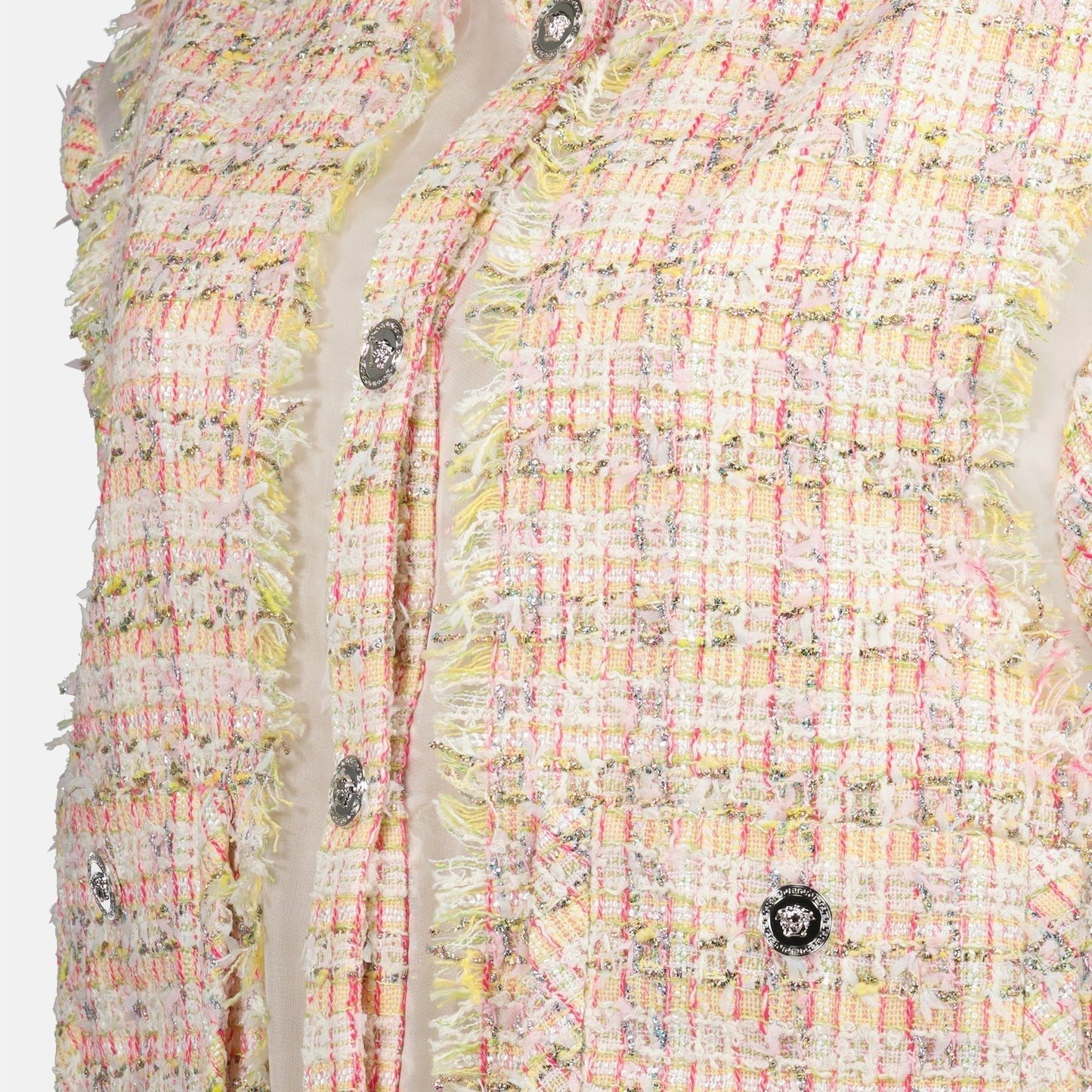 Vest in Multicolor Bouclé