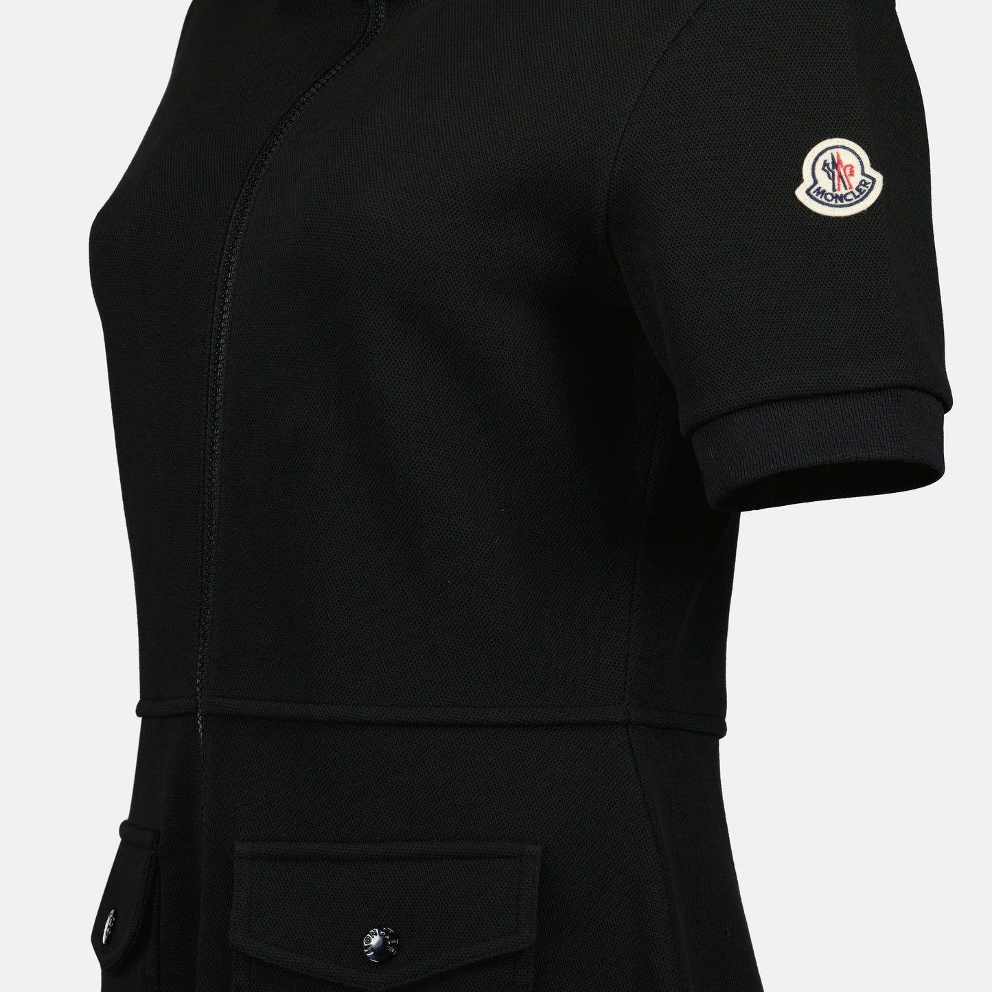 Zip-Front A-Line Mini Dress