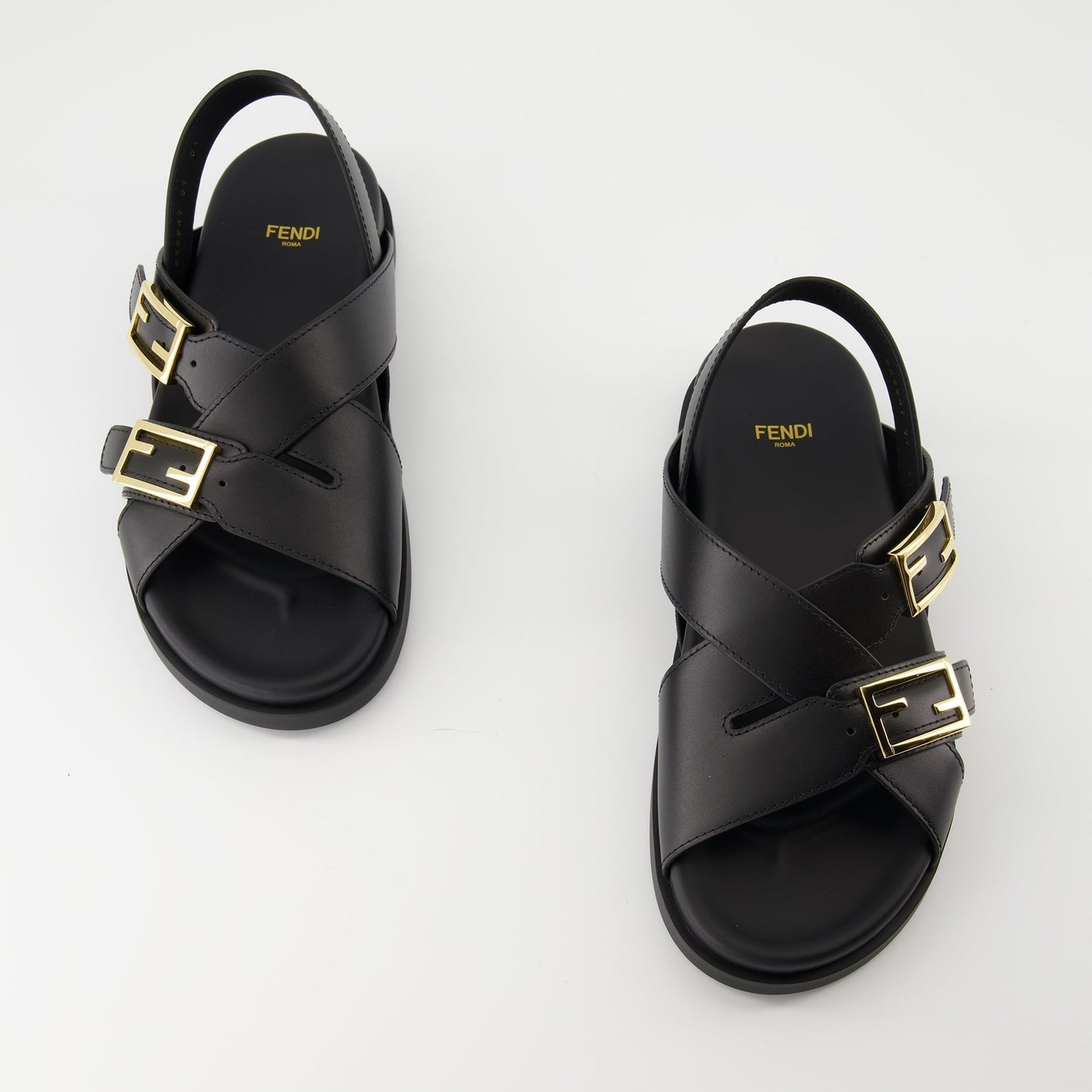Sandals with Buckle Hardware