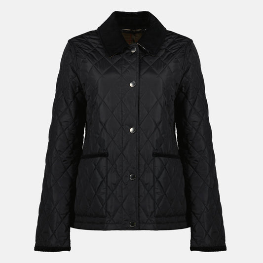 Quilted Jacket-Black