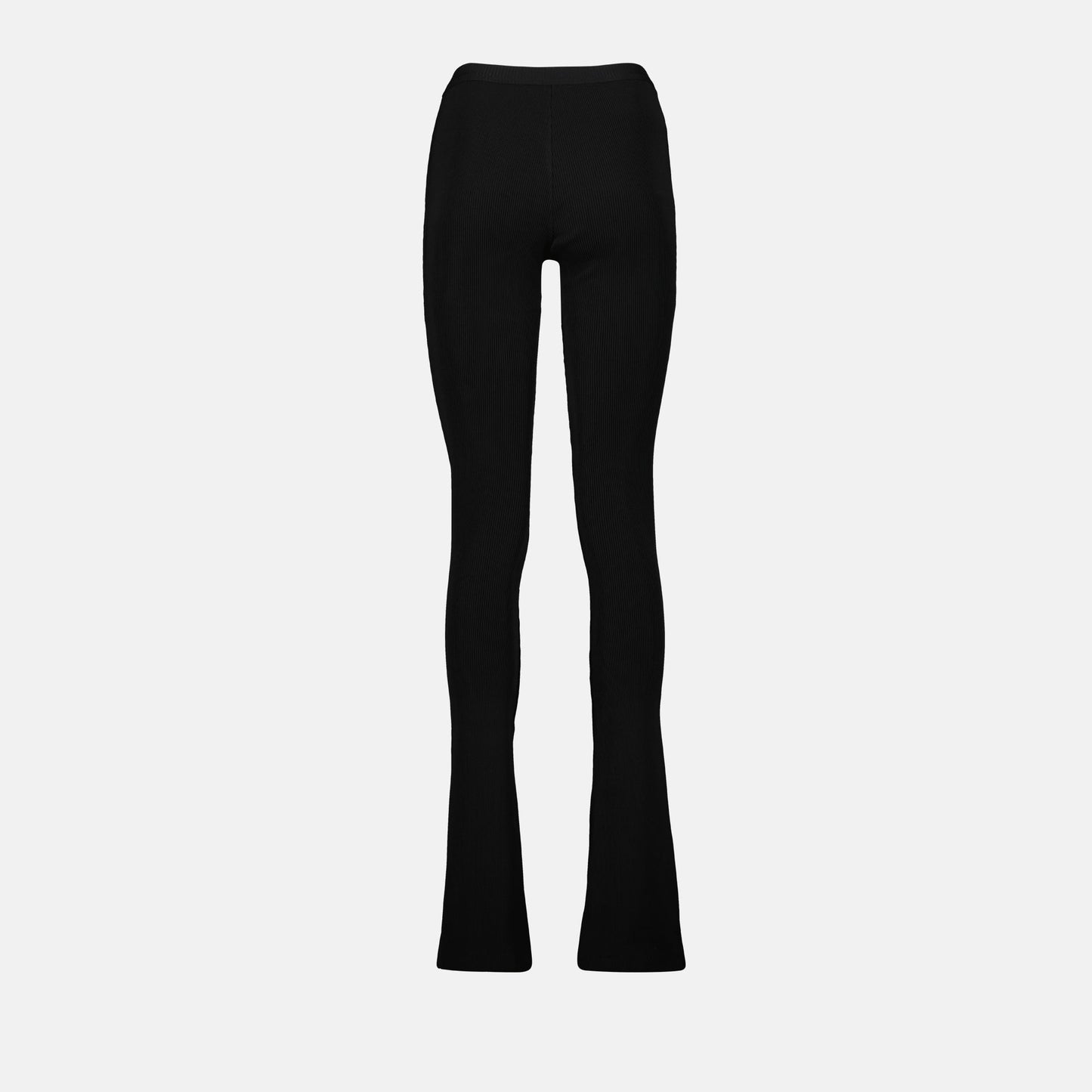 Ribbed Flared Knit Leggings