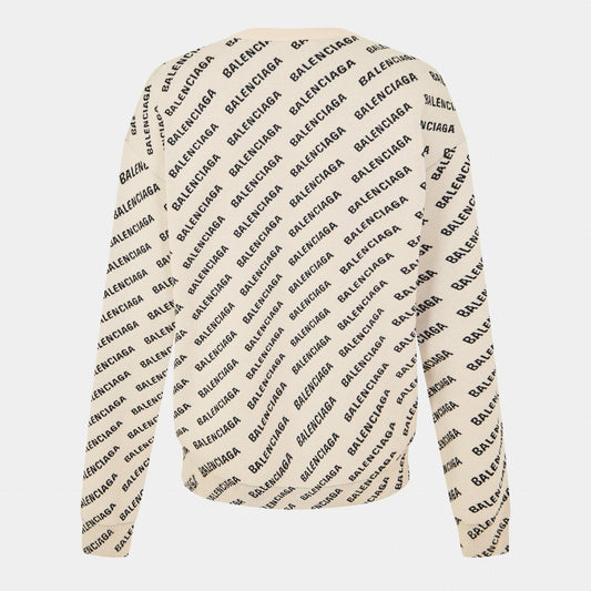 Mini All-Over Logo Sweater