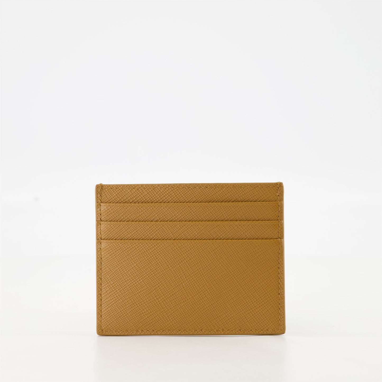 Saffiano Leather Card Holder – Tan