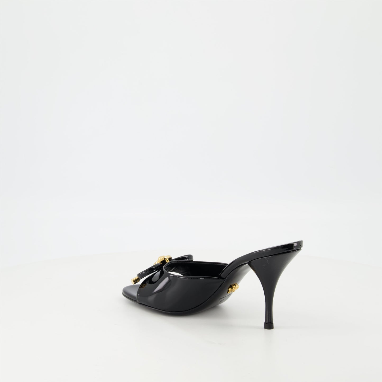 Patent Leather Mule Heels