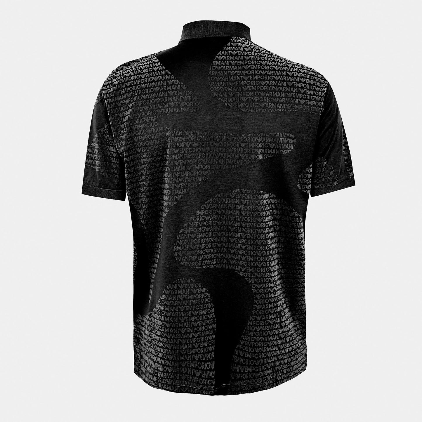 Men's Logo Print Short Sleeve Polo Shirt