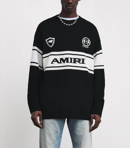Black Varsity Knit