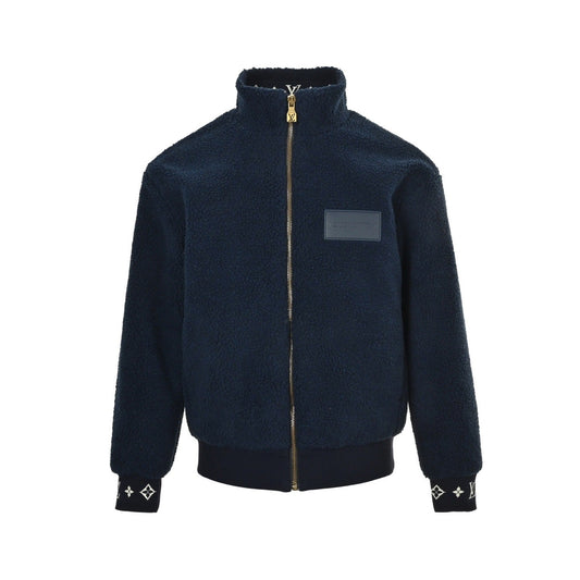 Teddy Fleece Stand-Collar Jacket