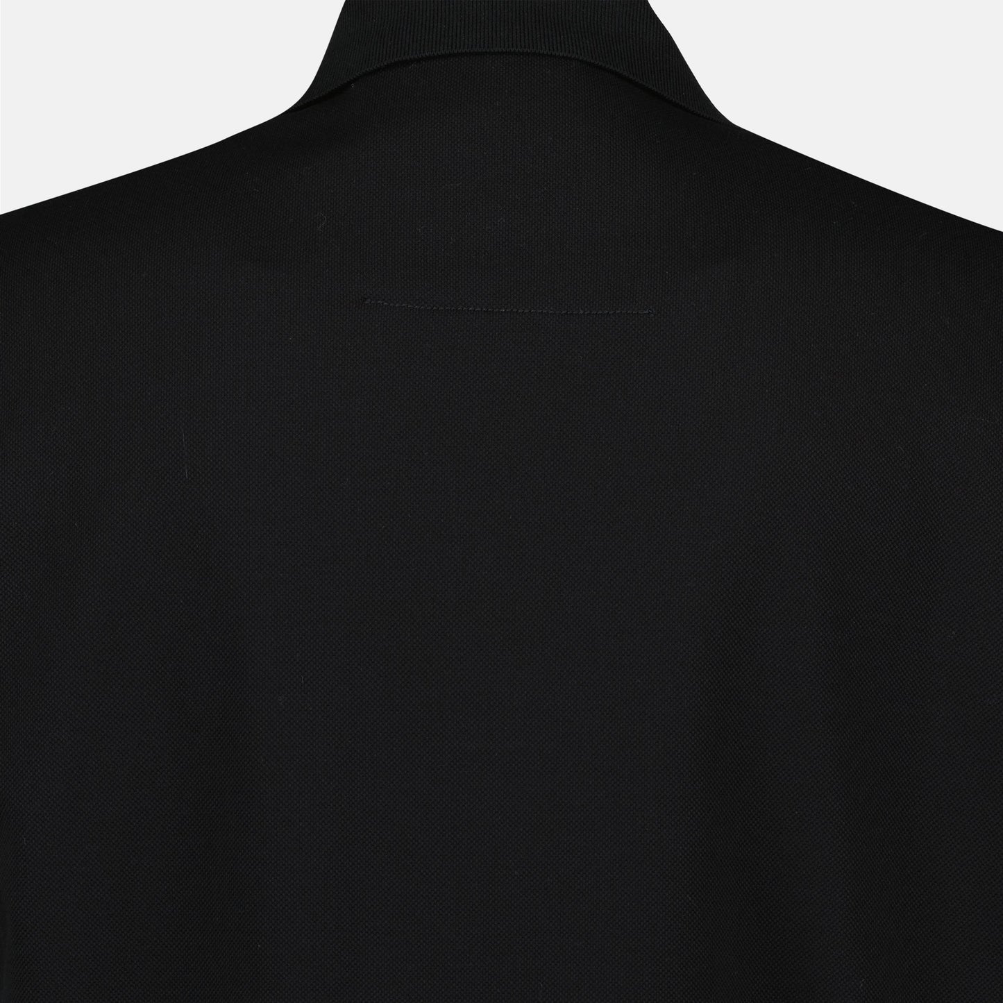 Givenchy Black Minimalist Polo Shirt with Signature Logo
