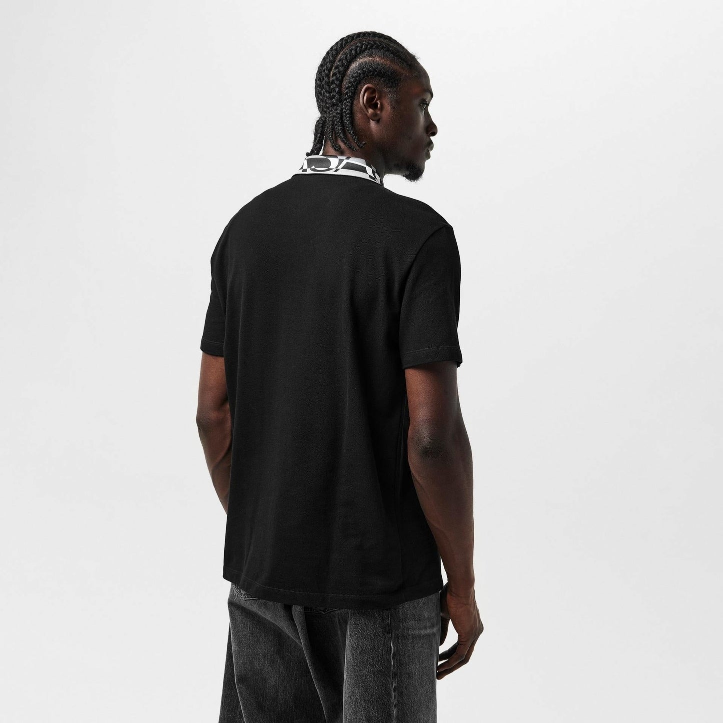 Short Sleeve Polo Shirt - Black