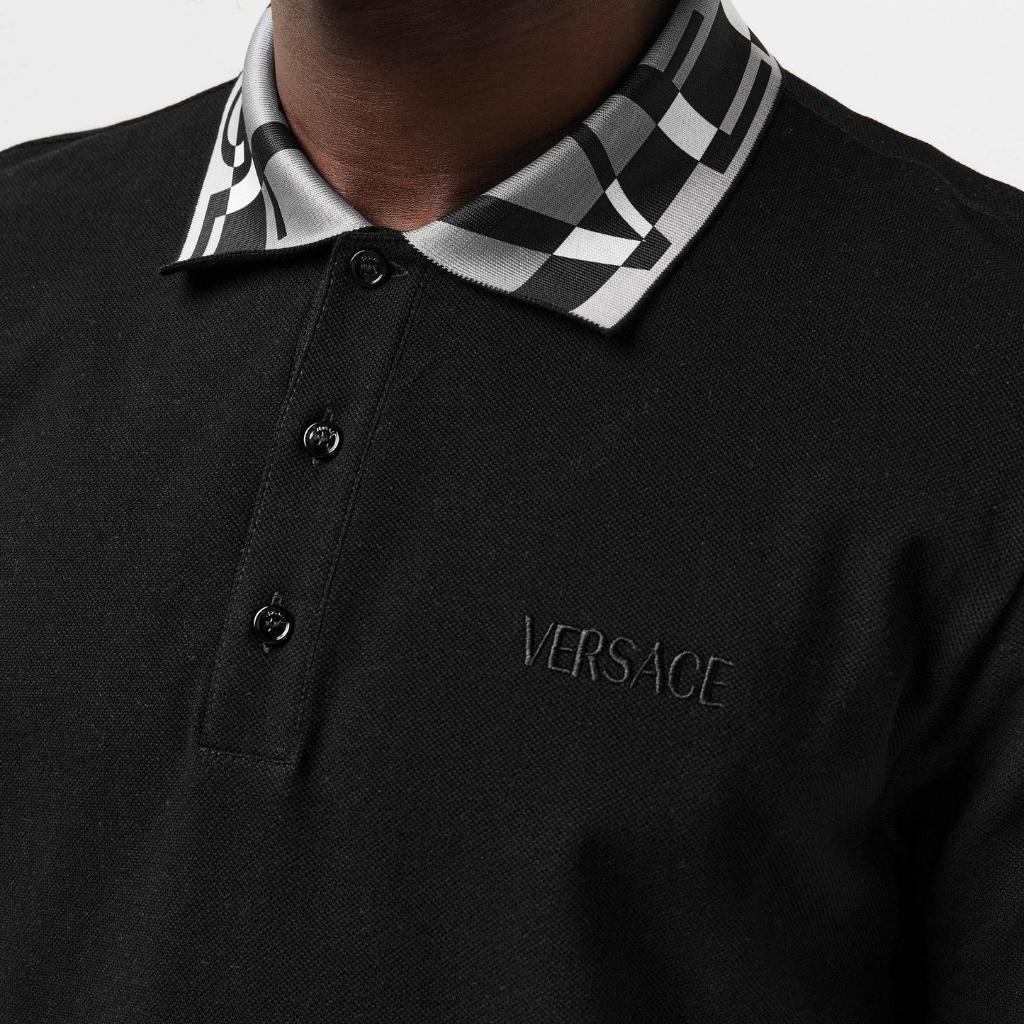 Short Sleeve Polo Shirt - Black