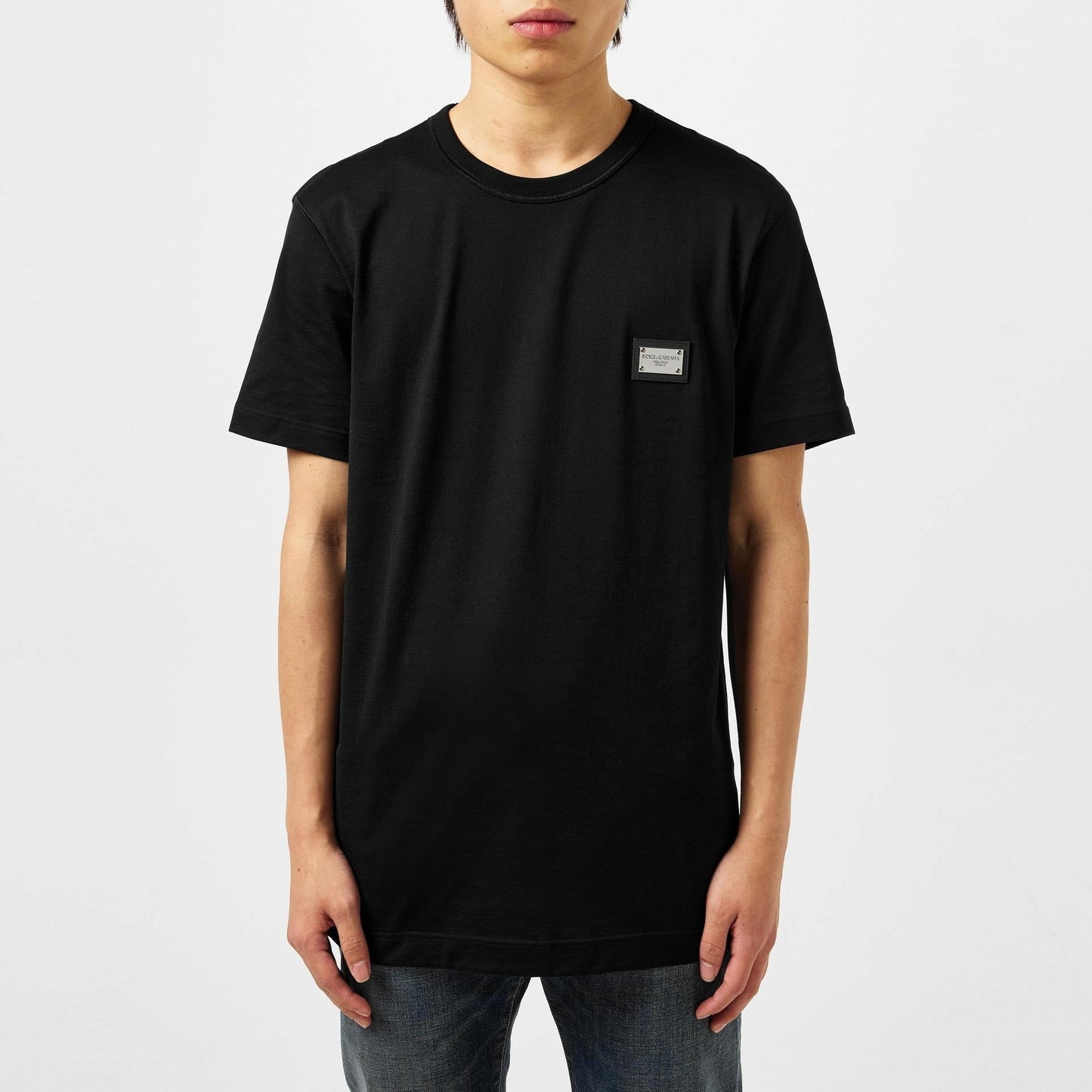 DG Cotton Plate T-Shirt – Black