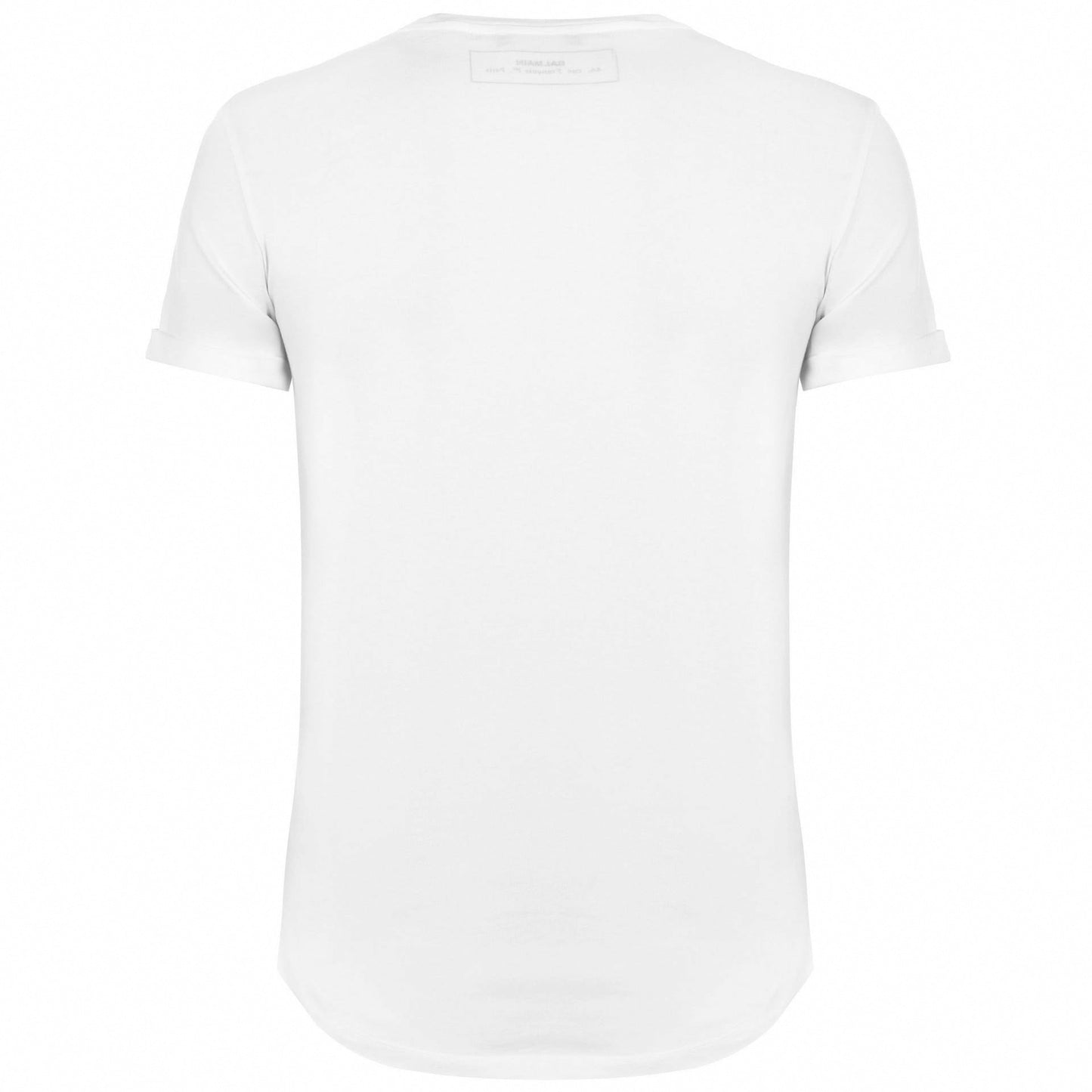 Coin Logo Cotton T-Shirt – White