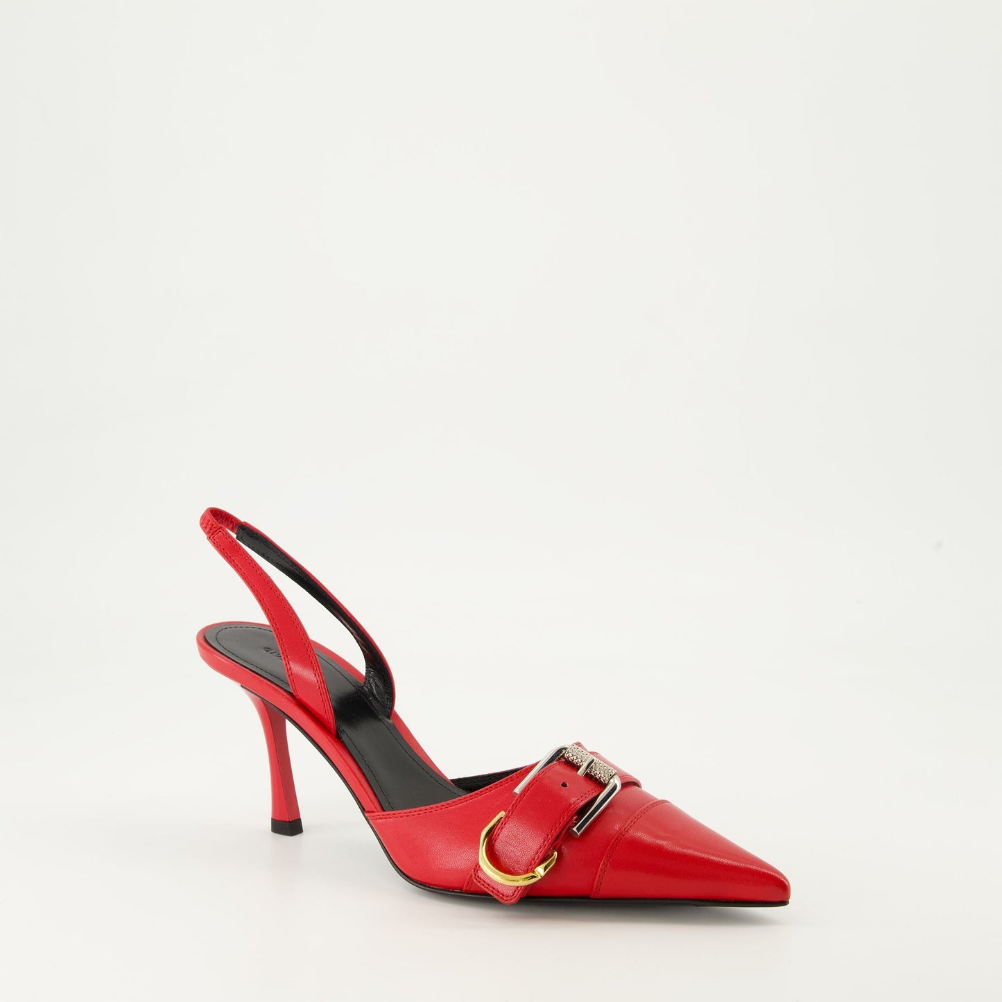 Buckle Slingback Pumps
