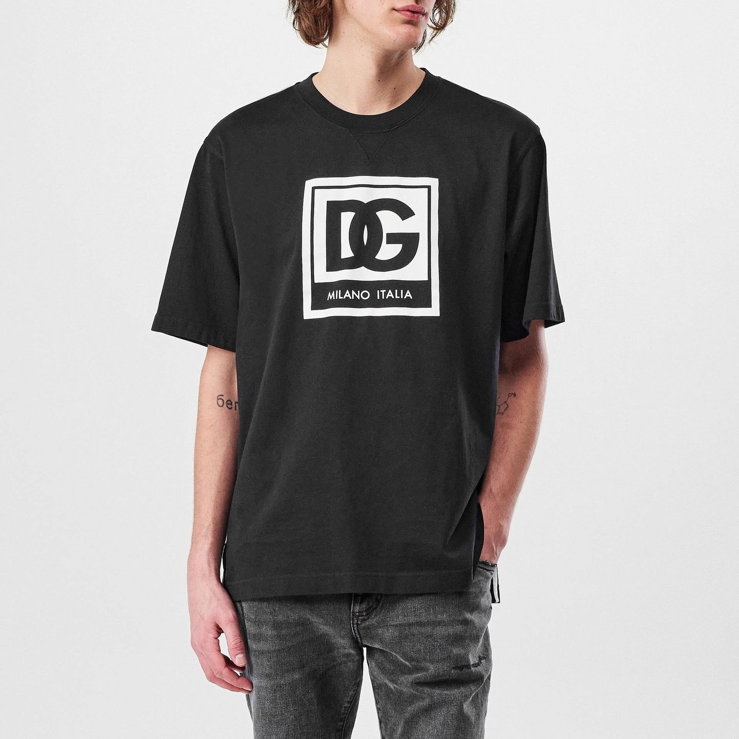 DG Box Logo Cotton T-Shirt