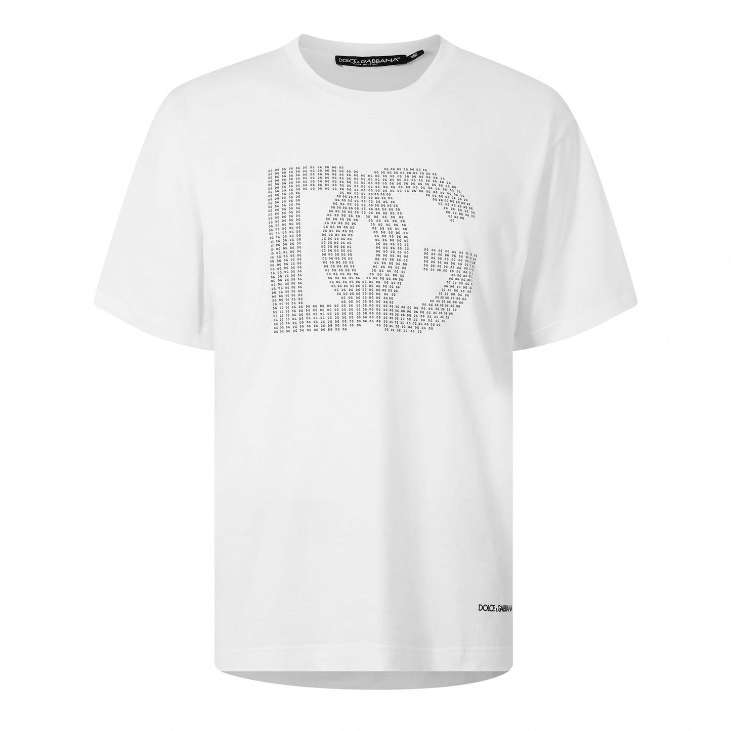 DG Logo Cotton T-Shirt – White