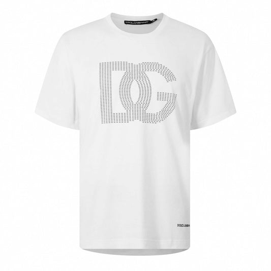 DG Logo Cotton T-Shirt – White