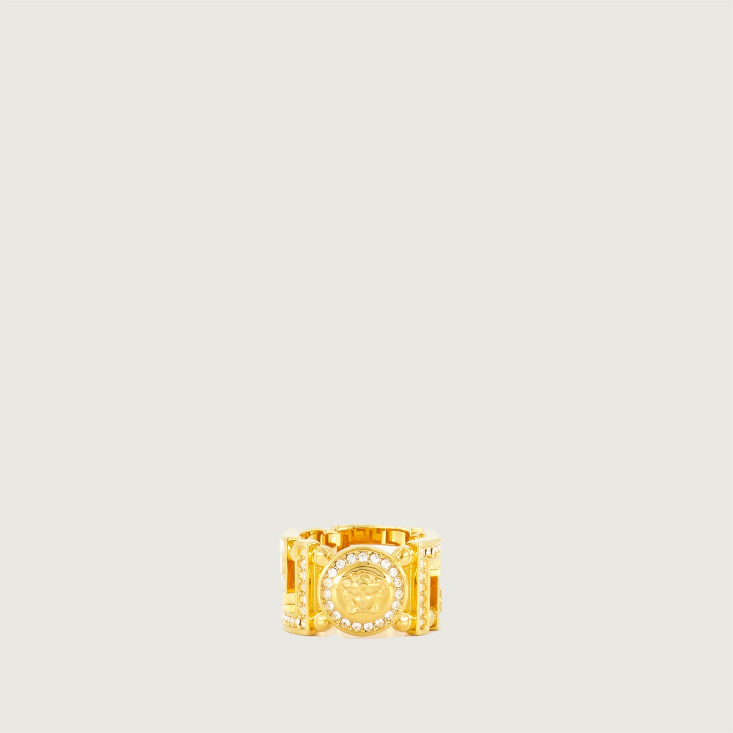 Medusa Crystal Embellished Ring