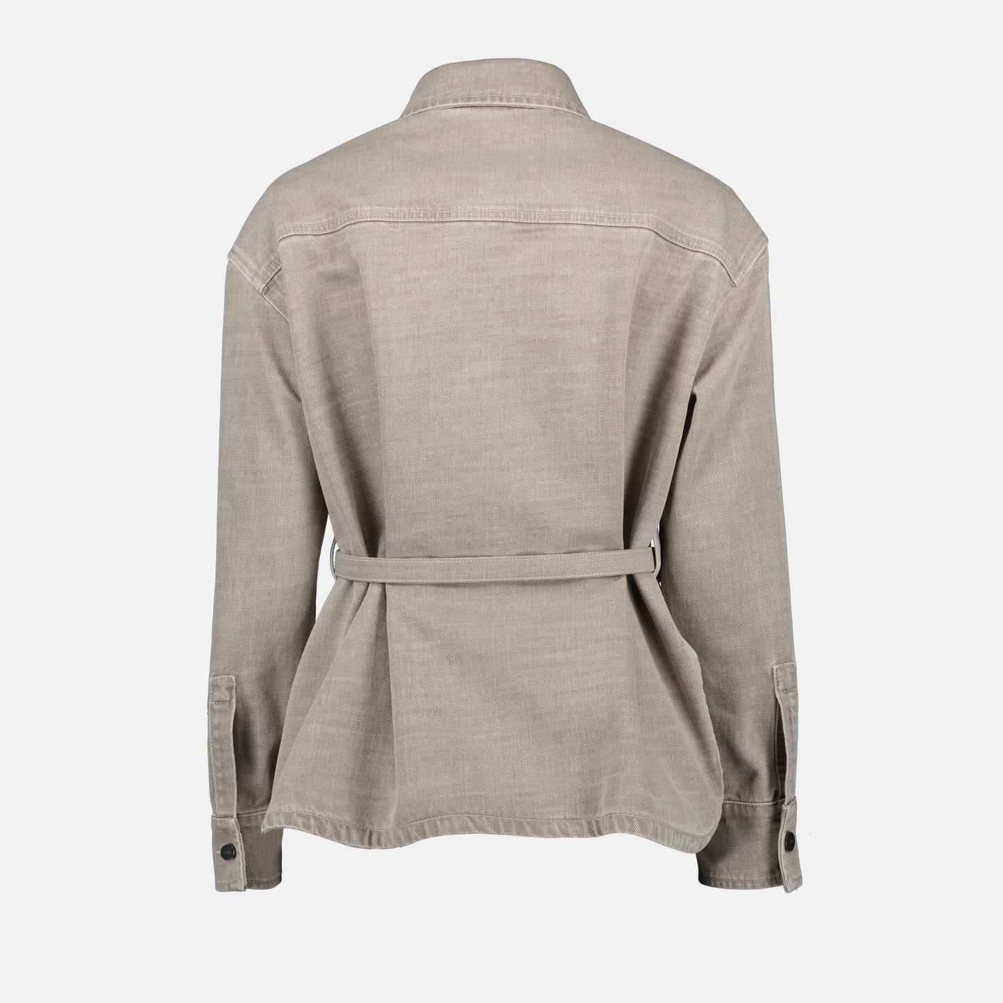 Overshirt in Stone Beige