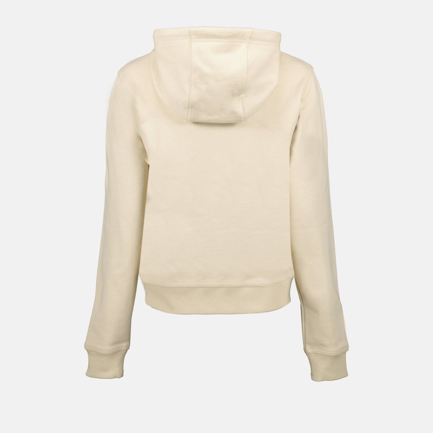Check Detail Zip-Up Hoodie