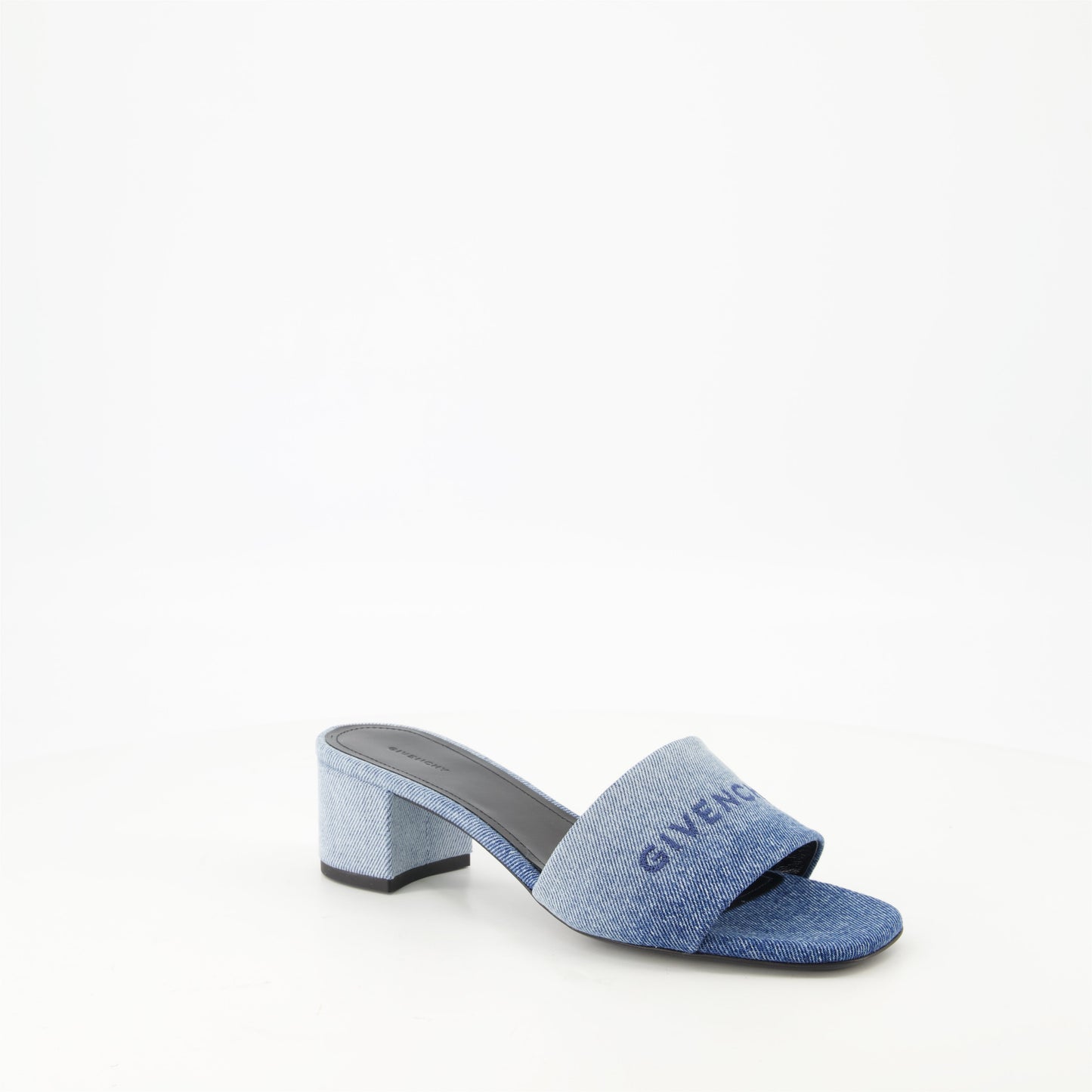 Denim Mule Sandals