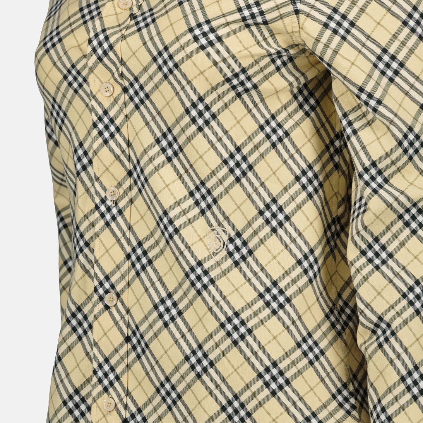 Vintage Check Cropped Shirt