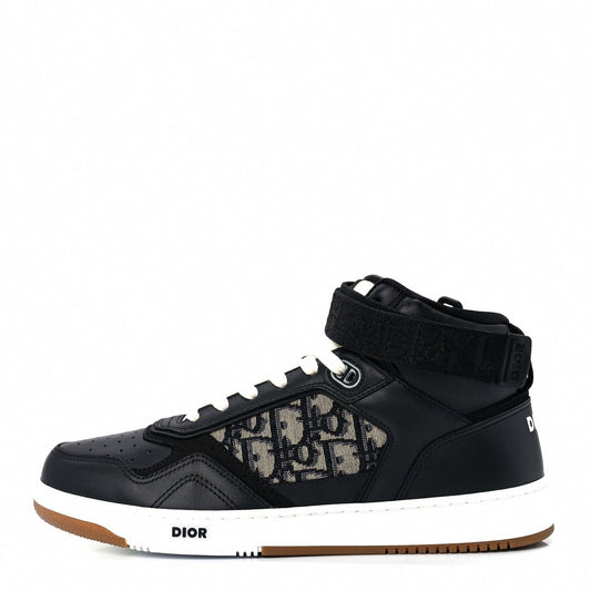 B27 Mid-Top Sneaker — Black Oblique