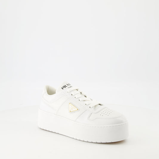 All-White Platform Sneakers