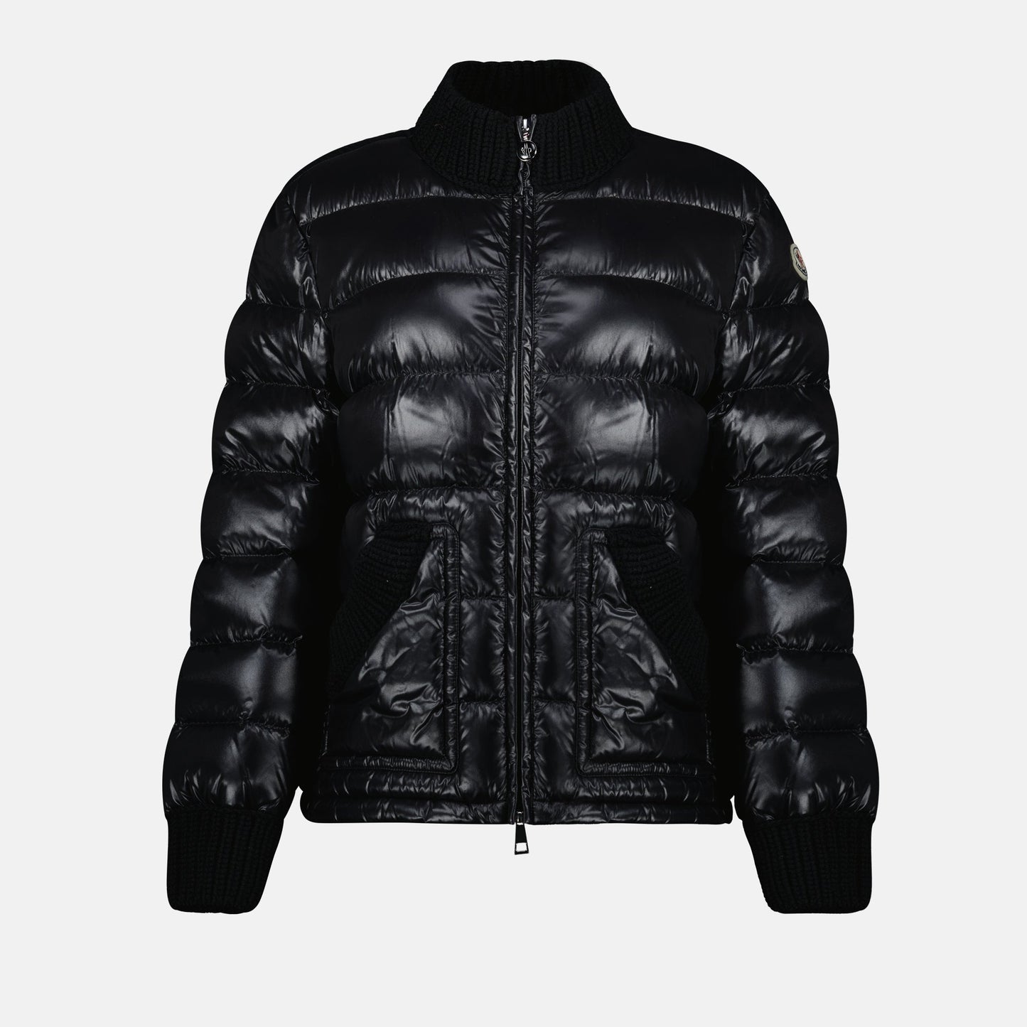 Glossy Quilted Puffer Jacket