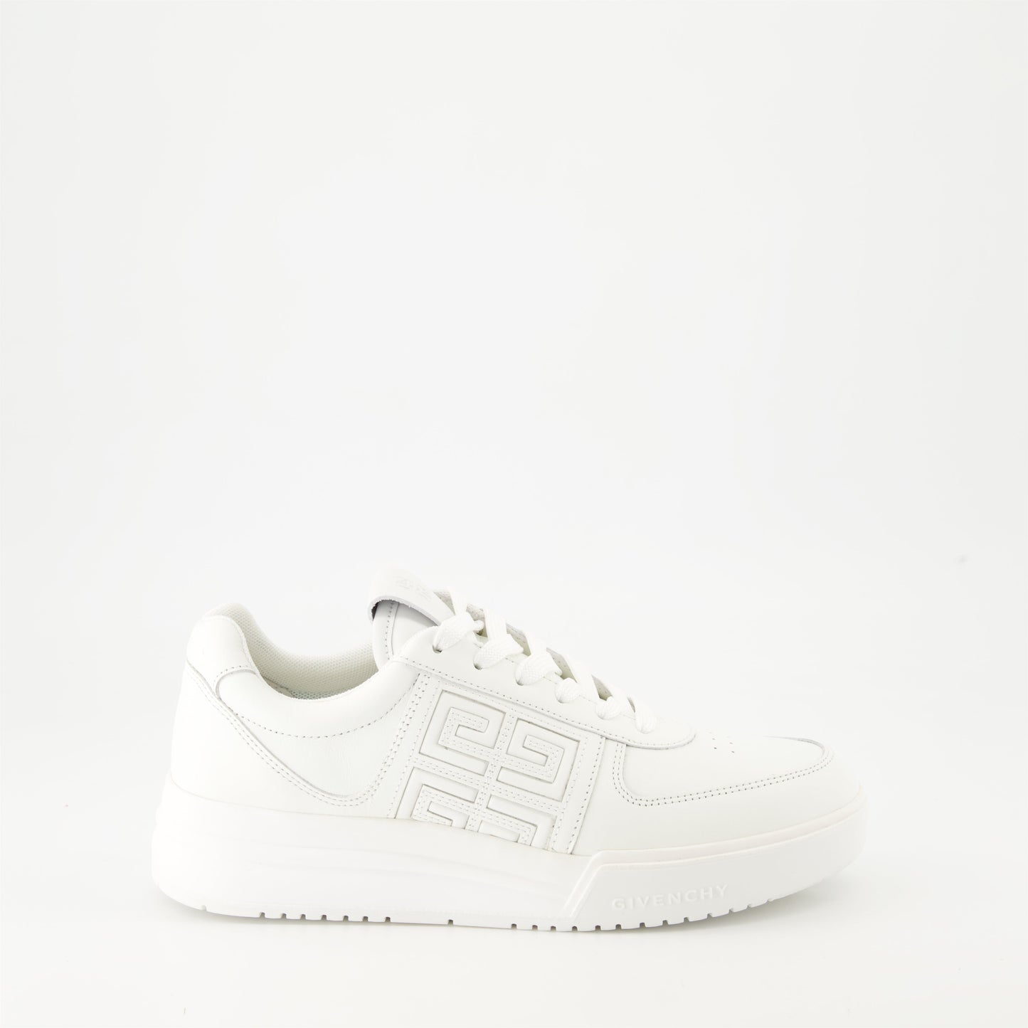 White Monogram Sneakers
