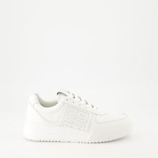 White Monogram Sneakers