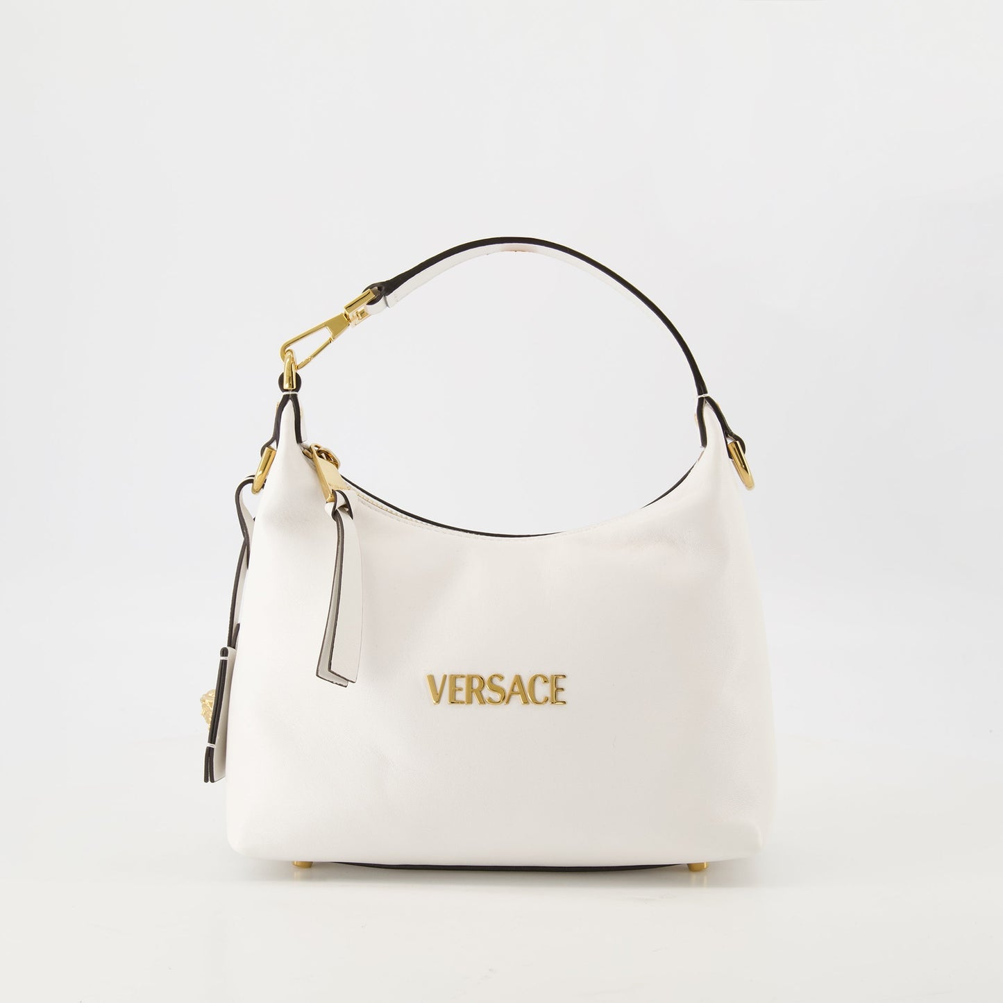 Logo Hobo Bag – White