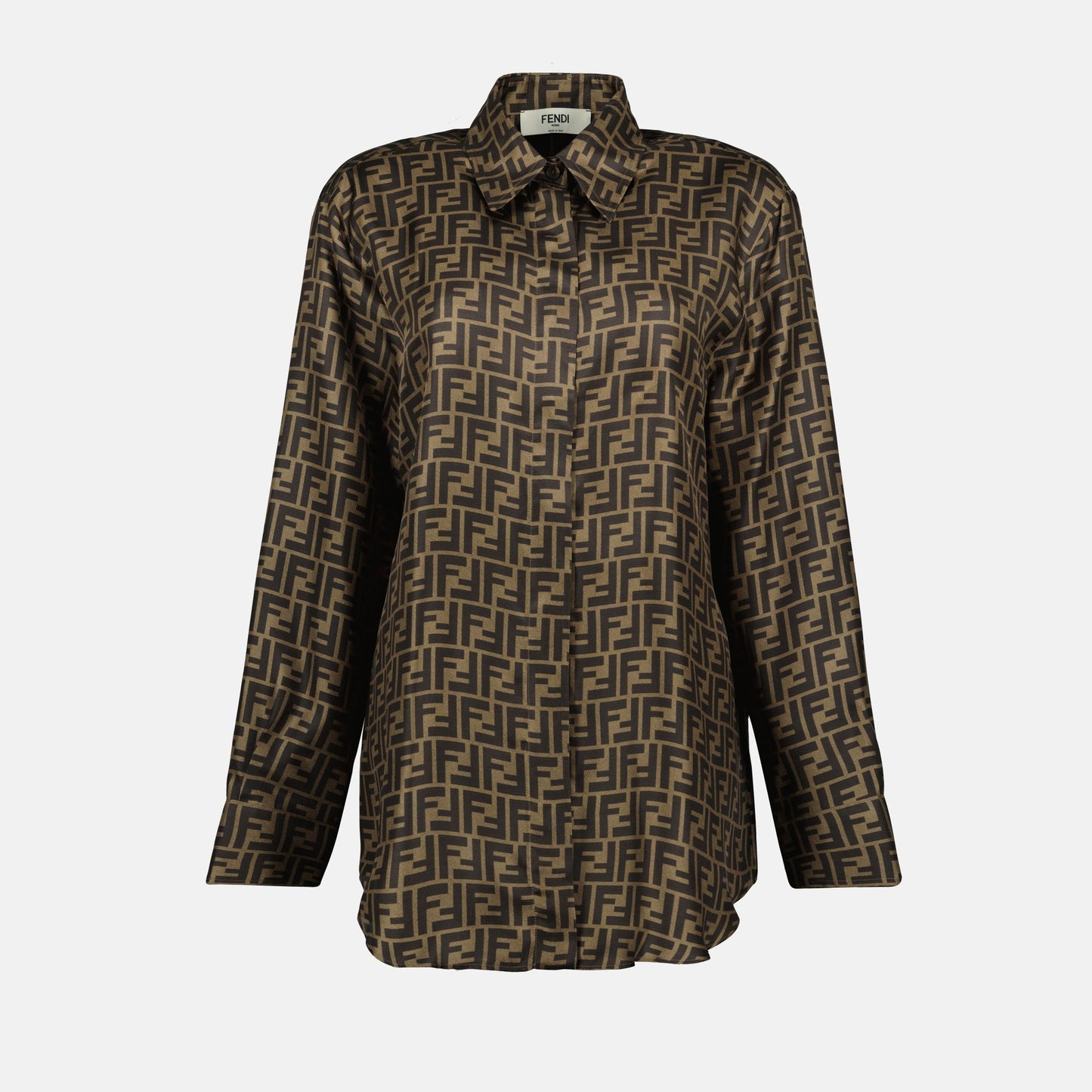 Monogram Silk Shirt