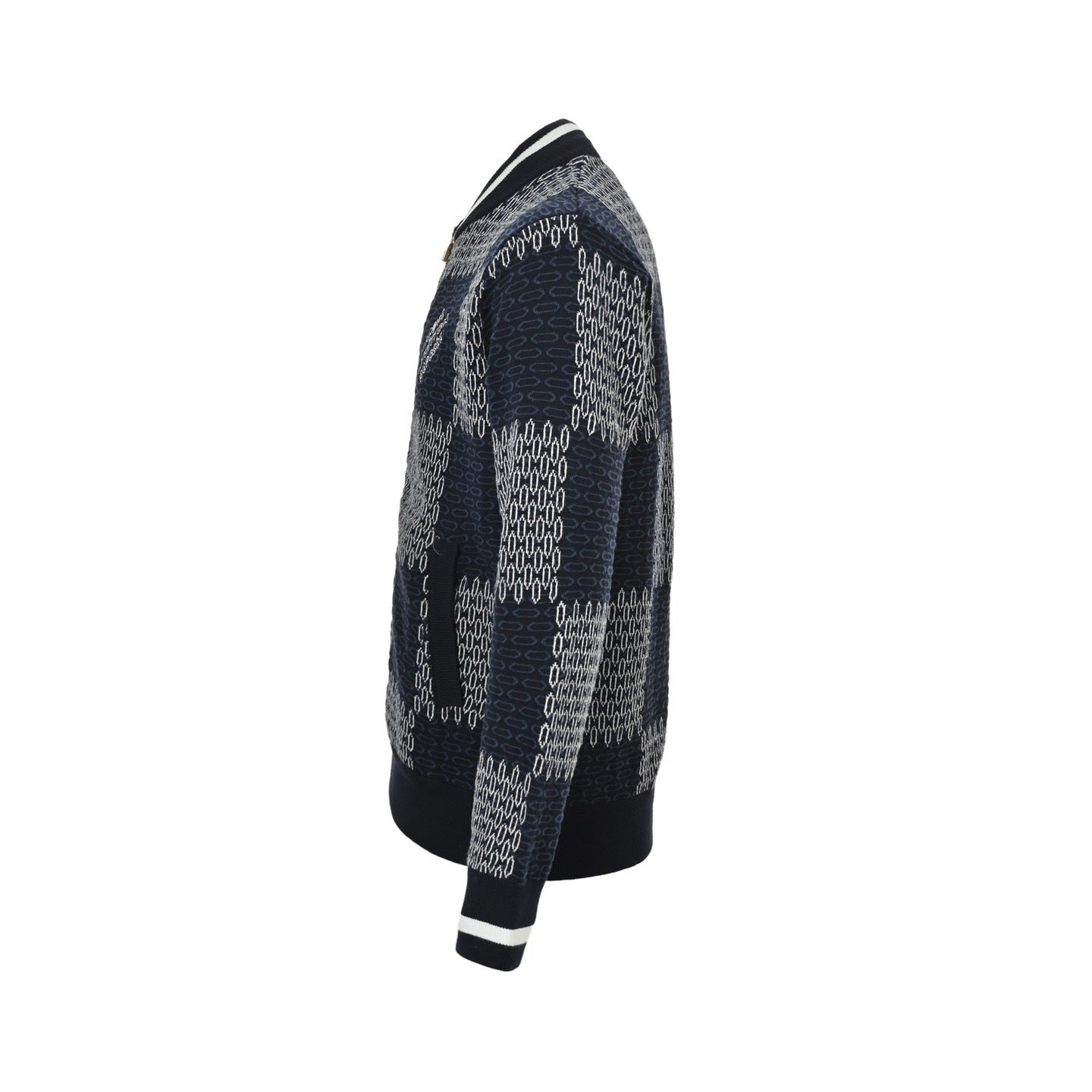 Damier Quilted Cotton Bomber