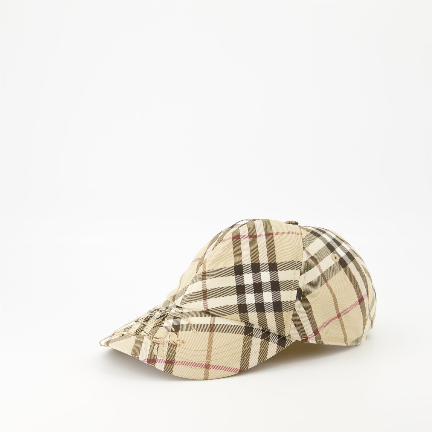 Vintage Check Logo Baseball Cap
