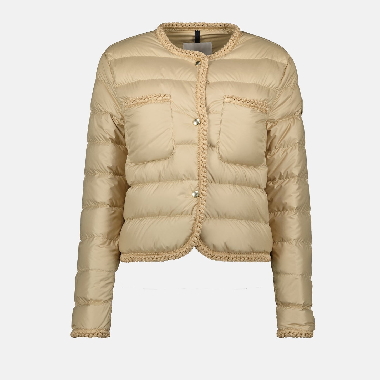 Cropped Quilted Down Jacket