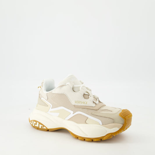 Beige Chunky Runner Sneakers