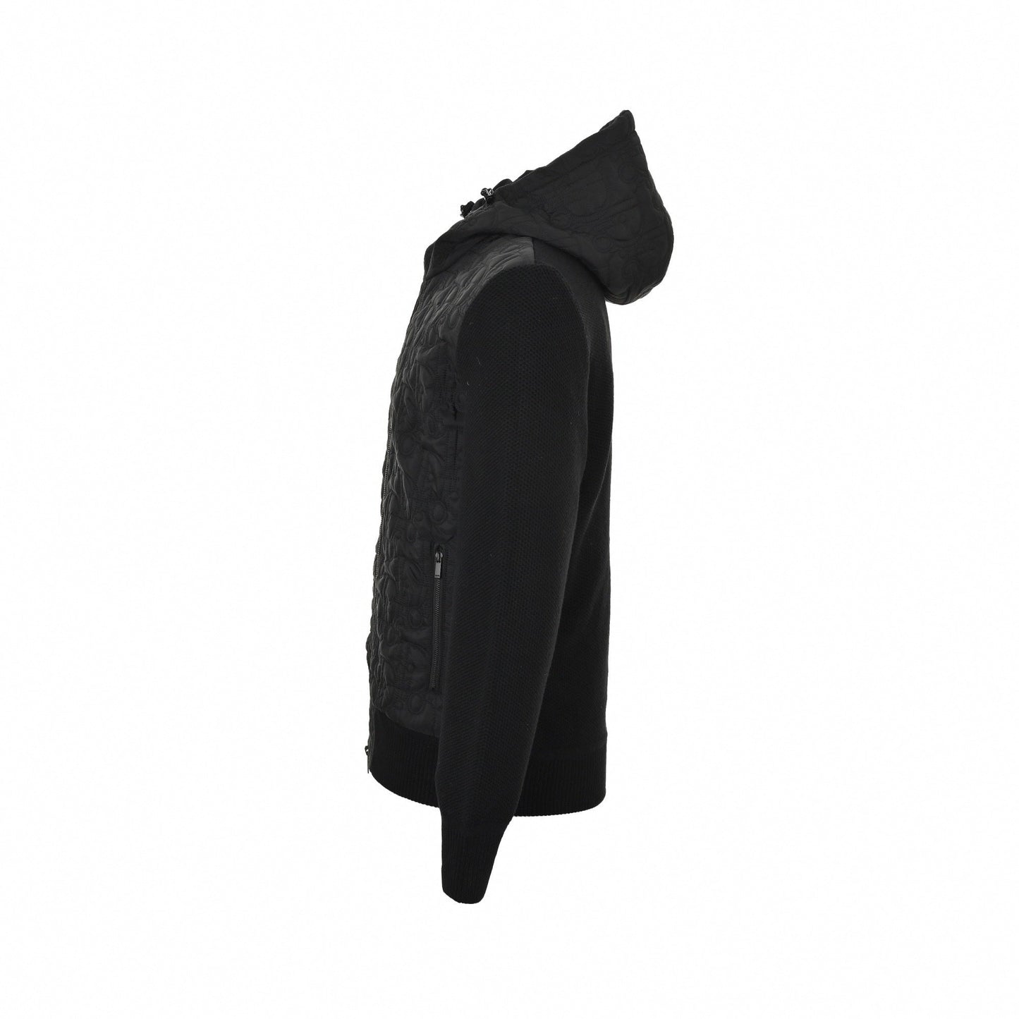 Oblique Quilted Hybrid Hoodie