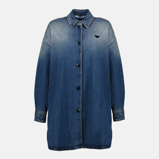 Oversized Denim Shirt Jacket