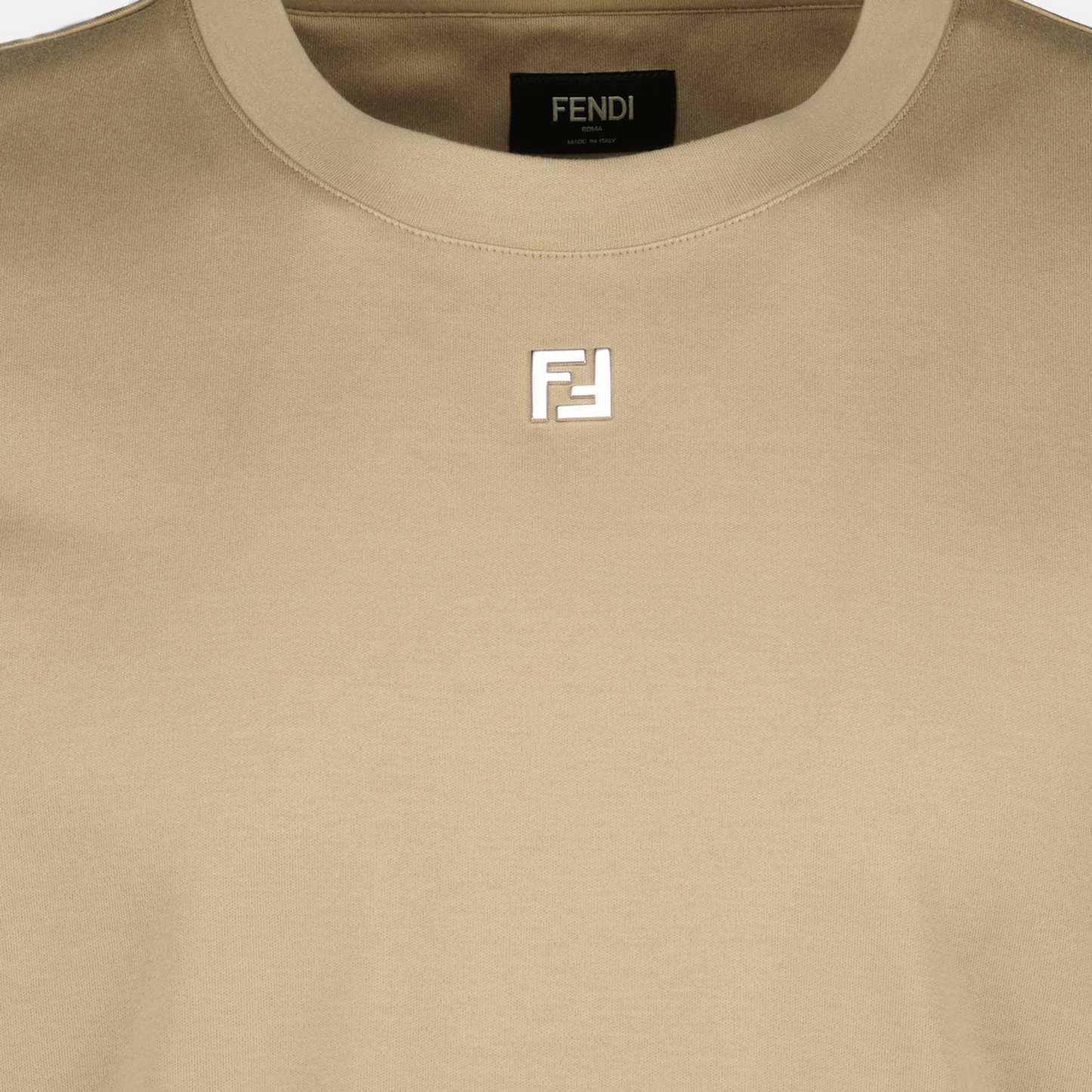 FF Metal Logo Cotton T-Shirt