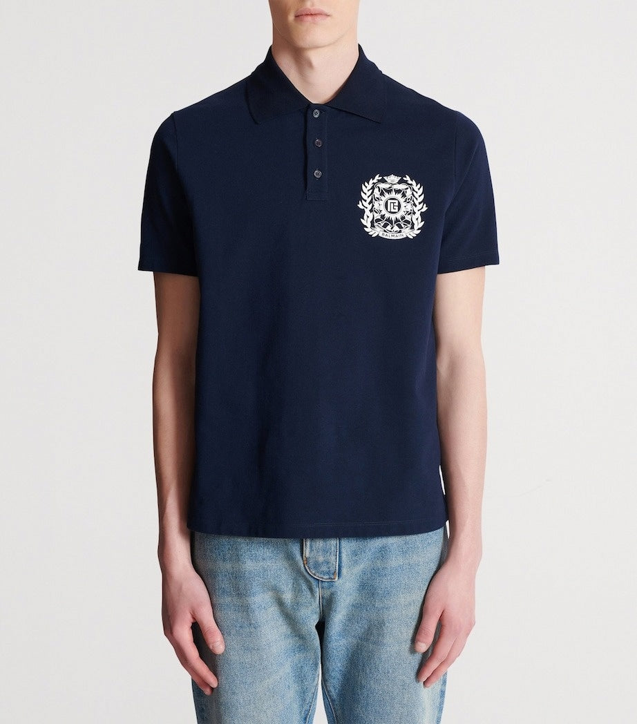 Crest Cotton Polo Shirt
