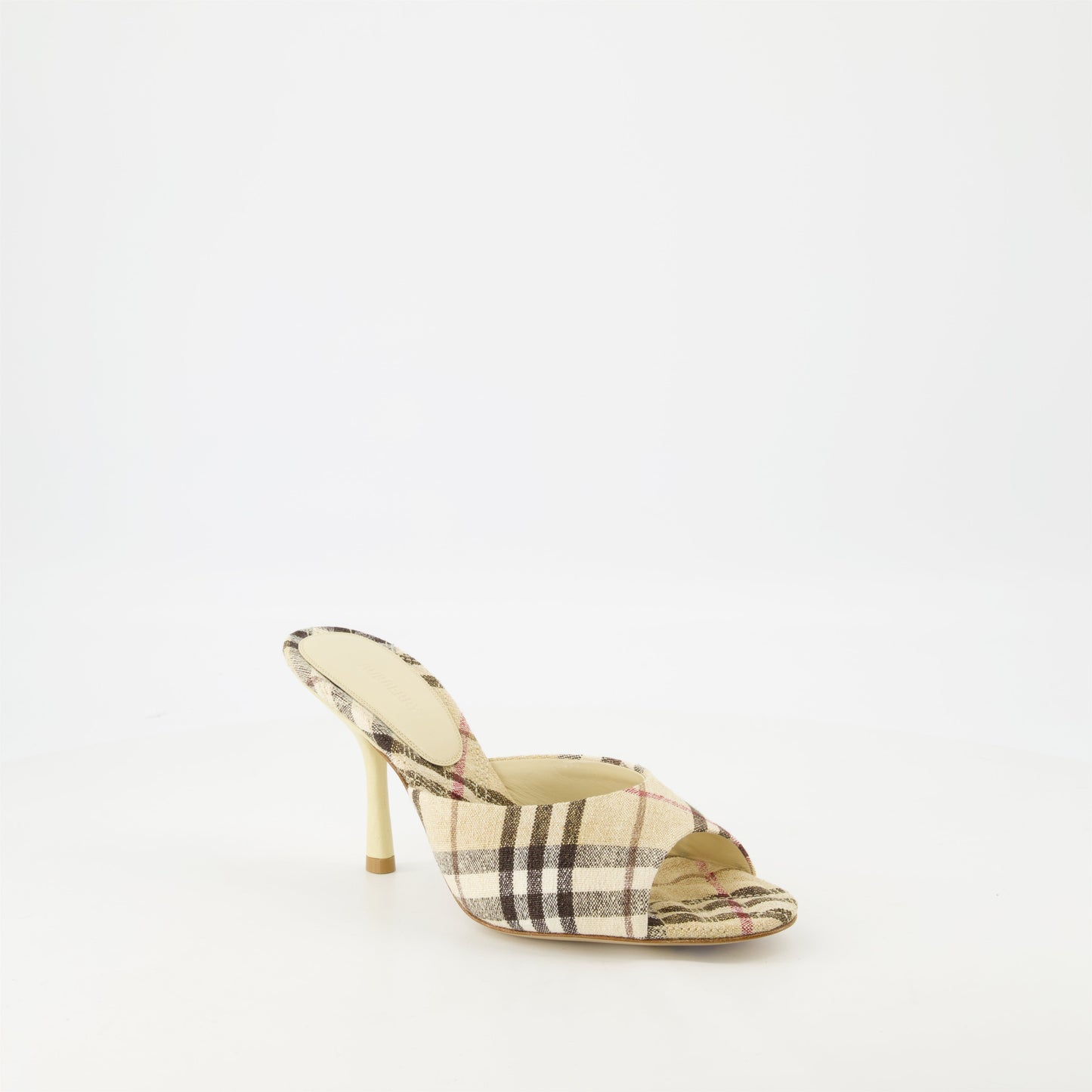 Vintage Check Mule Sandals