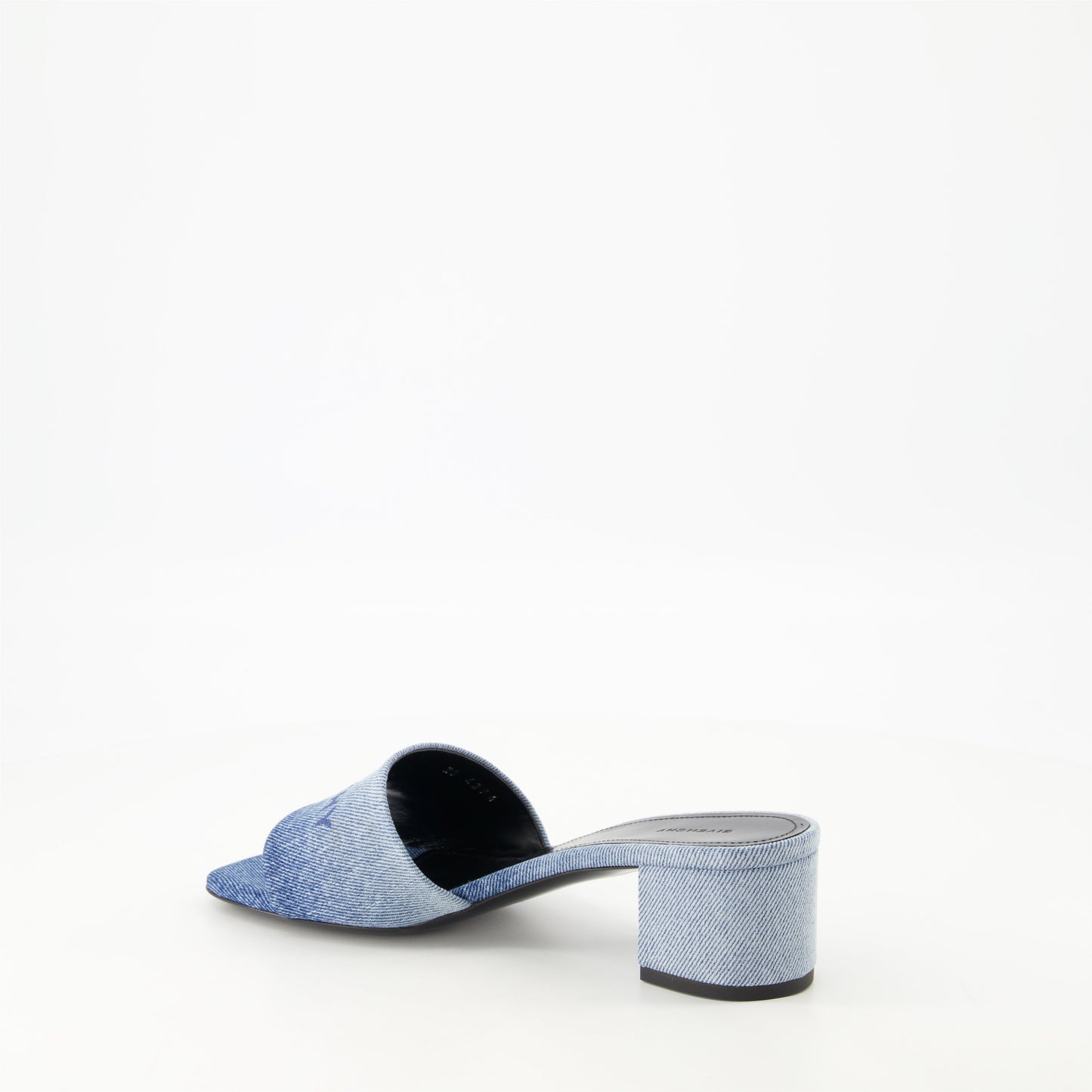 Denim Mule Sandals