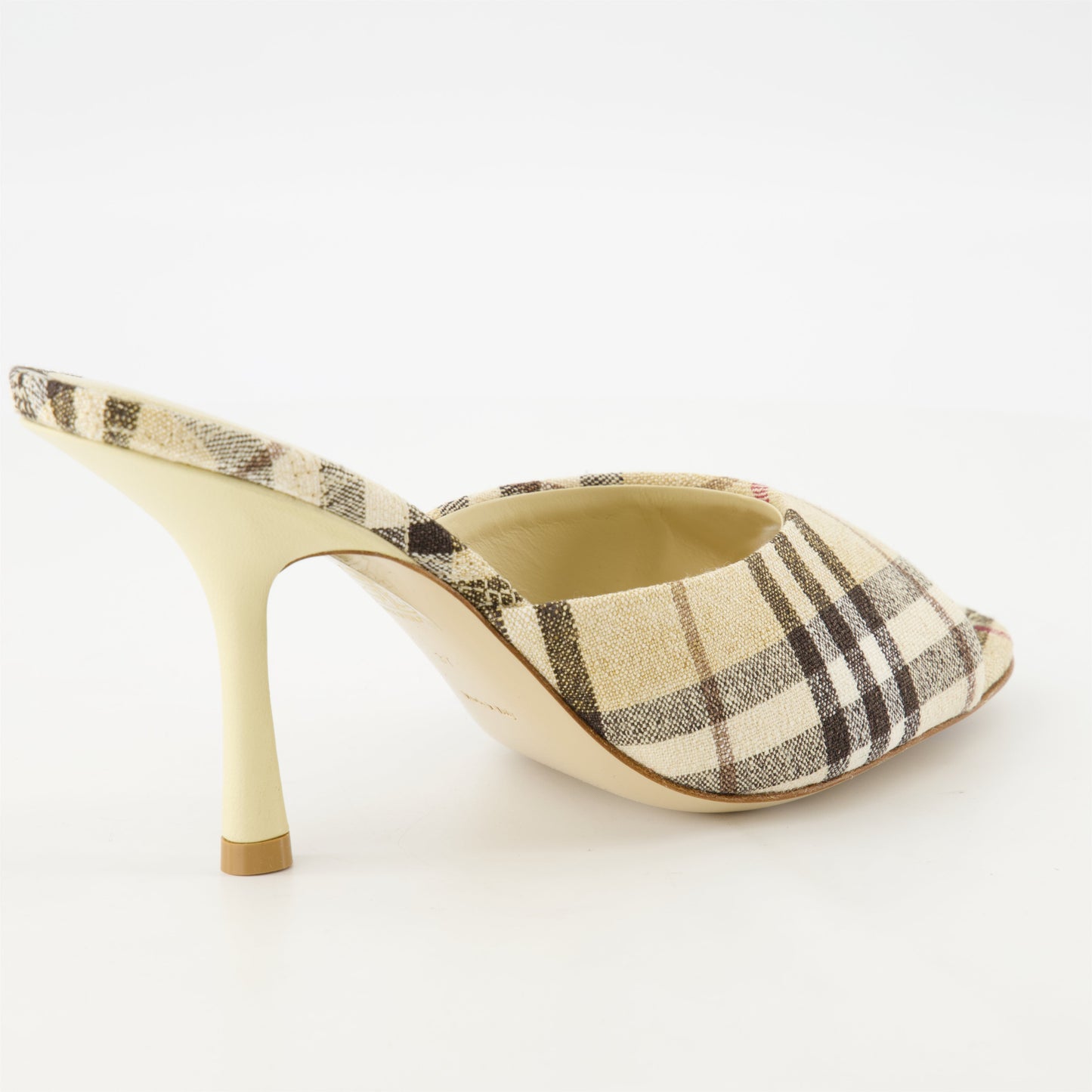 Vintage Check Mule Sandals