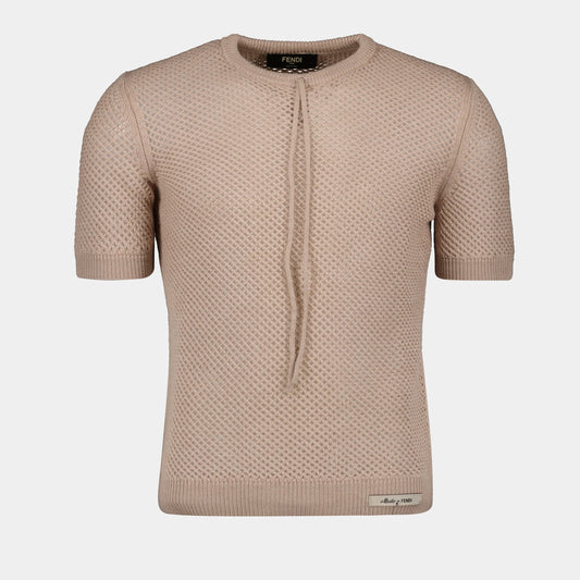Mesh Cotton T-Shirt