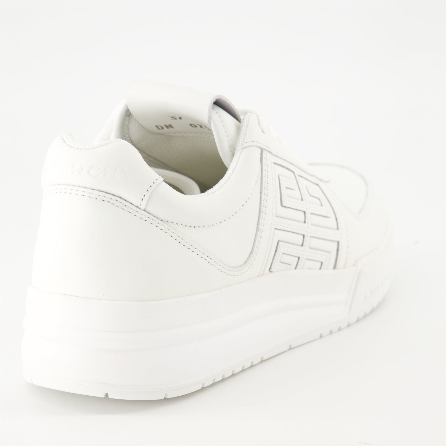 White Monogram Sneakers
