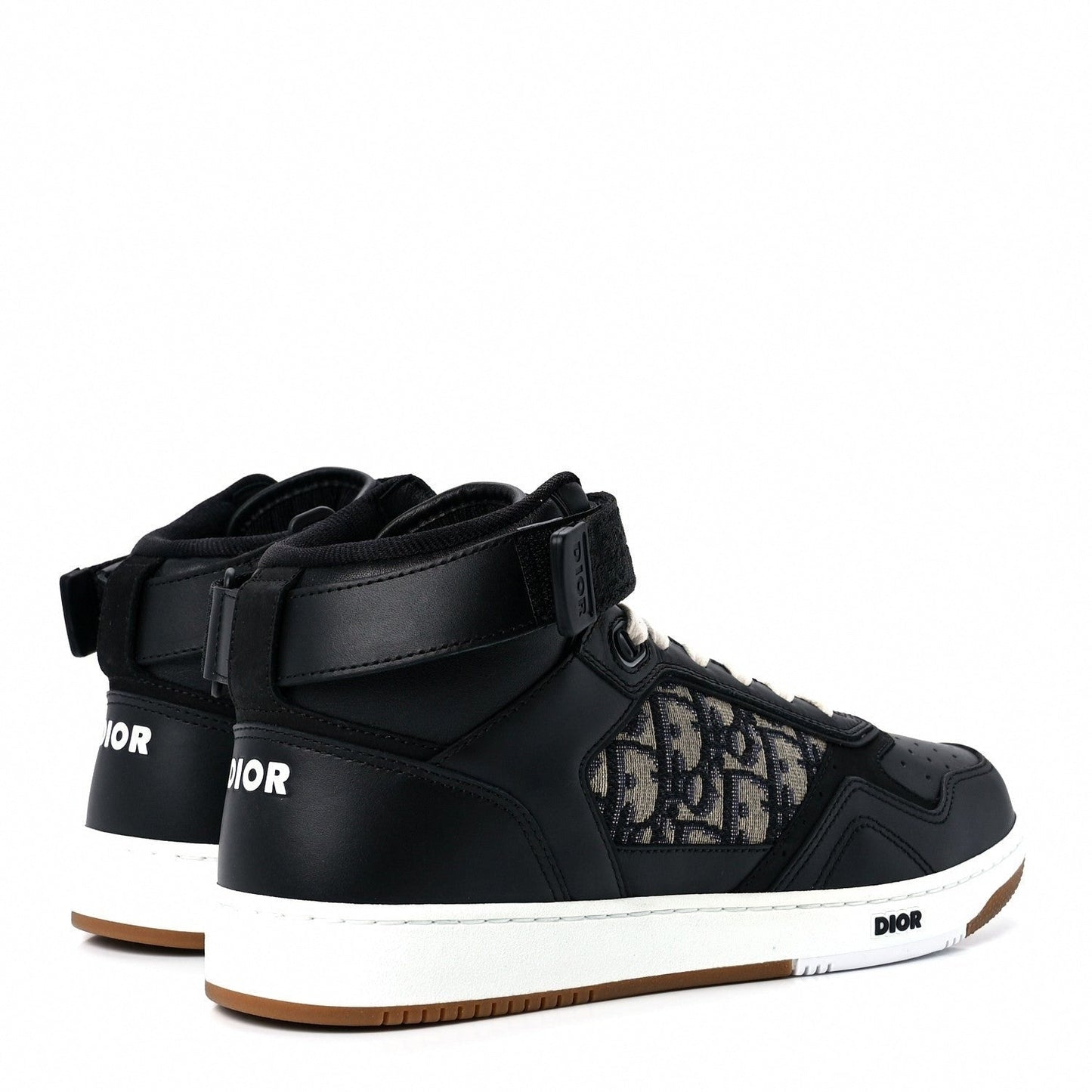 B27 Mid-Top Sneaker — Black Oblique