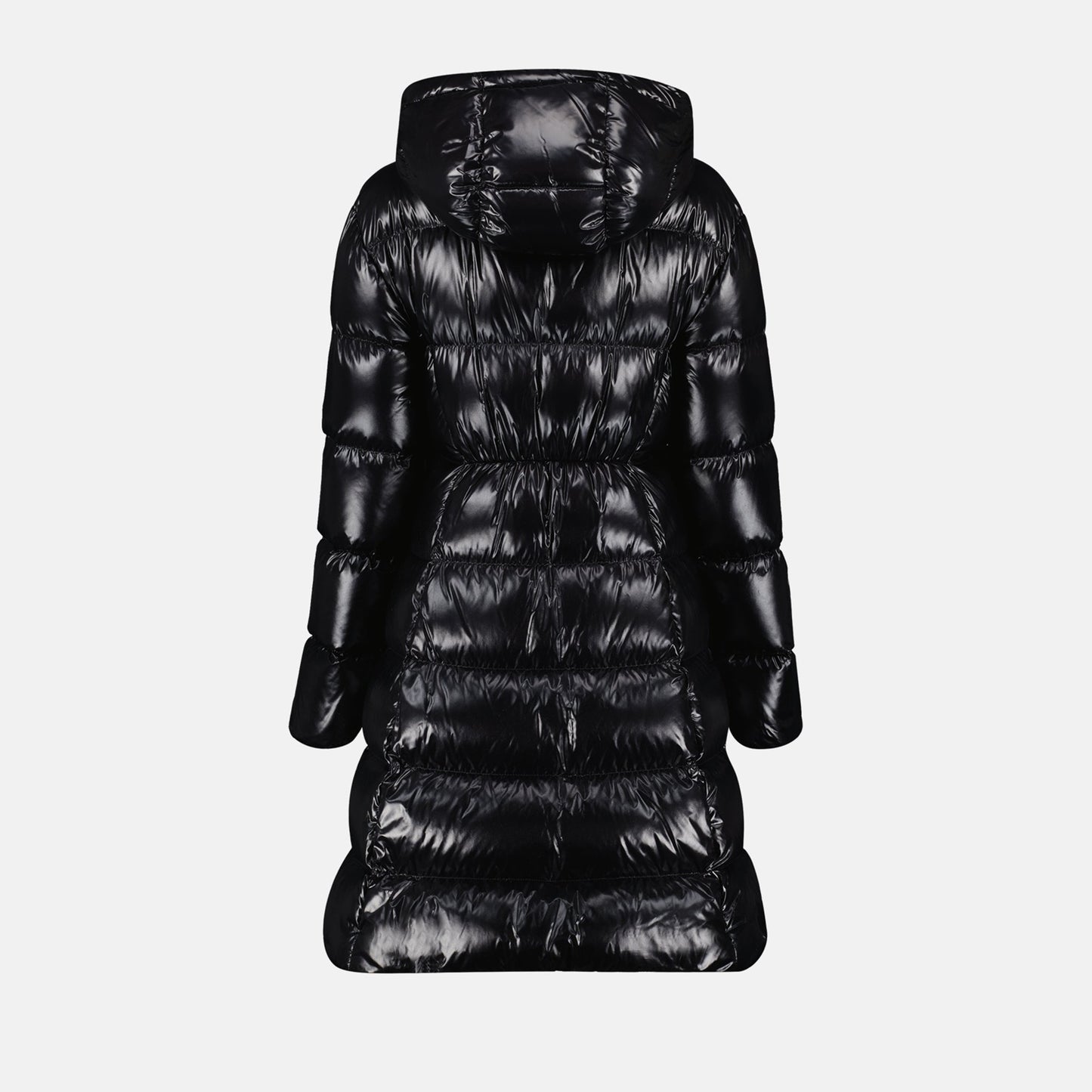 Glossy Long Puffer Coat