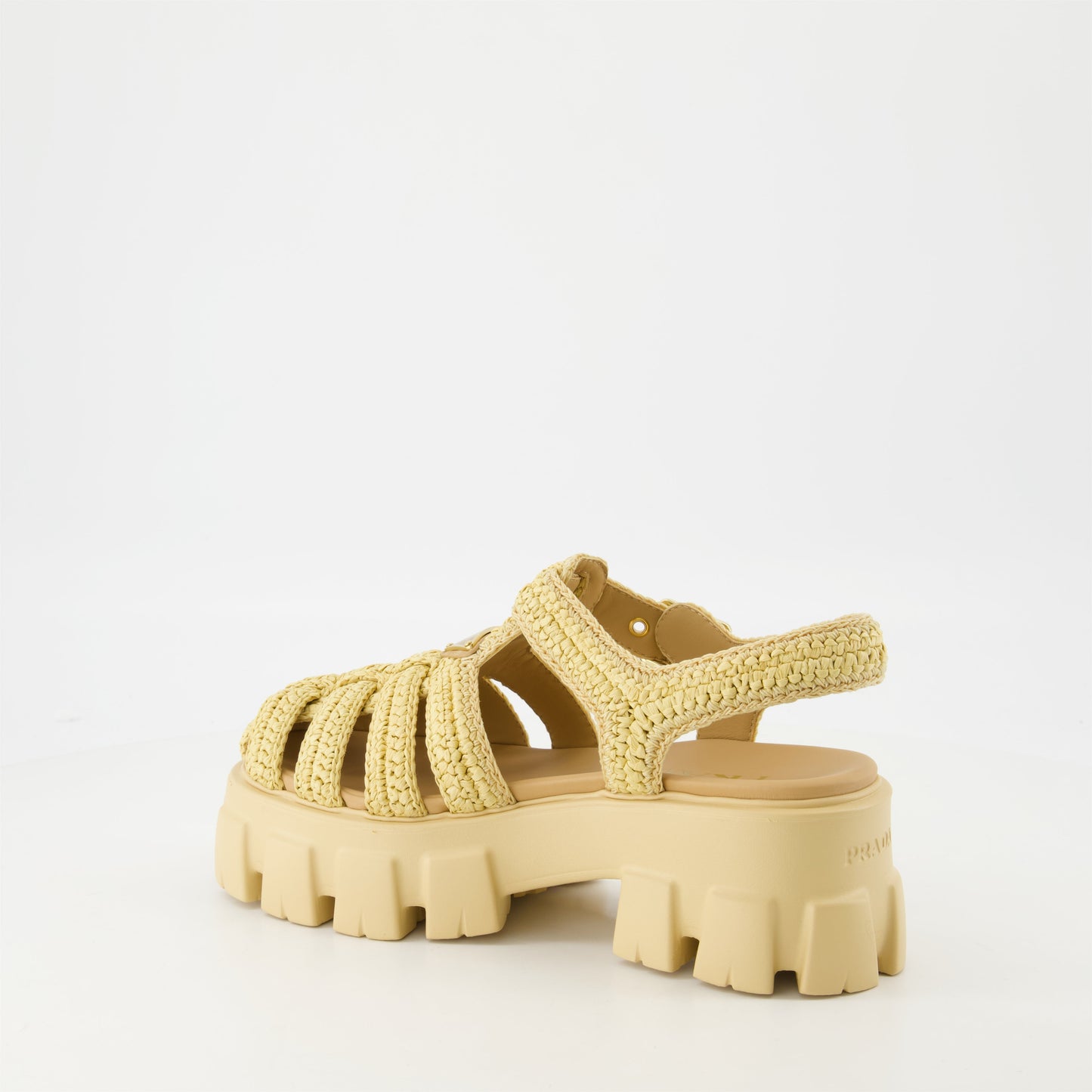 Raffia Platform Sandals